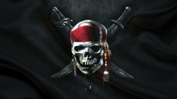Pirates of Carribean skull and sword, Jolly Roger, pirates ...