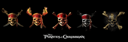 POTC skull through the years : piratesofthecaribbean