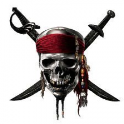 pirate rear window decal | Pirates of the Caribbean Logo ...