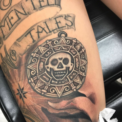 Pirates of the Caribbean tattoo | Pirate tattoo, Unicorn ...