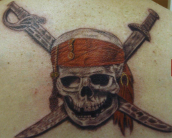 pirate tattoos images | pirates of the caribbean skull ...