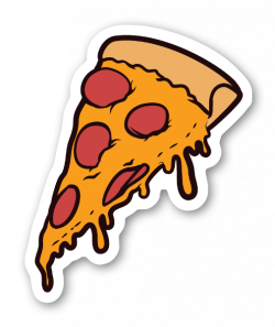 pizza slice sticker | planner madness | Stickers, Tumblr stickers ...