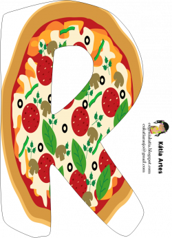 Alfabeto de pizza. | Oh my Alfabetos! | R | Pinterest | Alphabet ...