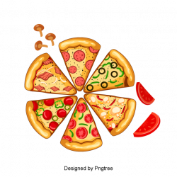 Delicious Pizza Creative Material Design, Pizza, Food, Delicious PNG ...