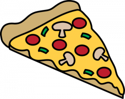 Pizza clipart black and white free clipart image - Clip Art Library