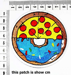 Amazon.com: Doughnut pizza hut cooking chef kid baby patch ...