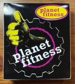 3 Planet Fitness Gym Health Club Thumbs Up, Gear Decal Sticker, NEW | eBay