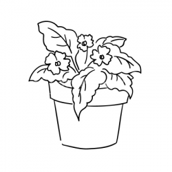 Plant clipart black and white » Clipart Station