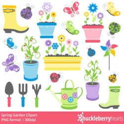 Spring Garden Clipart