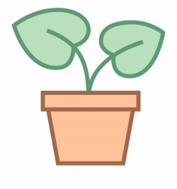 Pot Plant Clipart Potted Plant - Potted Plants Icon Png ...