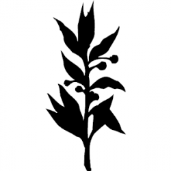 Plant - Silhouette 1 clipart, cliparts of Plant - Silhouette ...