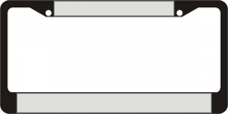 Blank license plate clipart » Clipart Portal