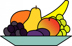 Free Clipart: Fruit plate | OlKu