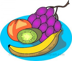 Snack fruit plate clipart free clipart images image #23722