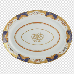 Plate Porcelain Mottahedeh & Company Platter Tableware, oval ...