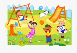 Park Clipart Playground - Students Playing In Park #158154 ...