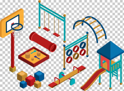 Playground Isometric projection Euclidean Illustration ...