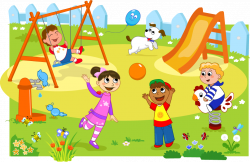 Free kids on playground clipart for teacher use clipart ...