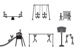 Playground Silhouette Free Vector Art - (65 Free Downloads)
