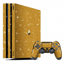 Playstation 4 PRO (PS4 Pro) DIAMOND GOLD Skin