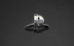 Download wallpapers PS4, PlayStation logo, metallic logo ...