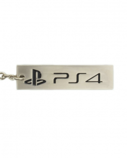 Official PlayStation 4 PS4 Logo Keychain / Keyring
