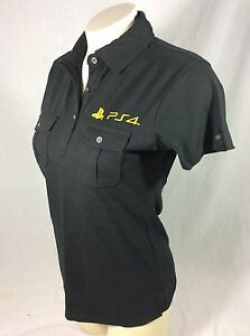 Details about The Order 1886 PS4 Playstation 4 Logo Polo Shirt Womans Size  SMALL Black Color