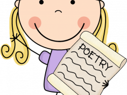 Poem Clipart Cute - Reading Poetry Clip Art , Transparent ...