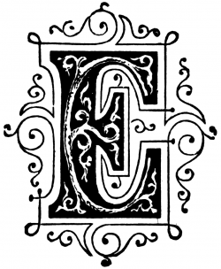 Fancy Letter C | Ornamental letter | ClipArt ETC | Graffiti ...