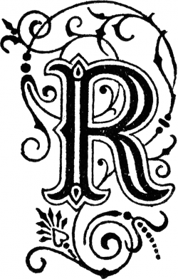 image of the letter r | Letter | ClipArt ETC | Fancy letters ...