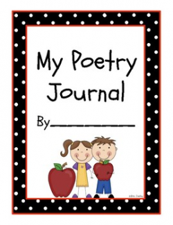 Poetry Journal Cover Page Worksheets & Teaching Resources | TpT