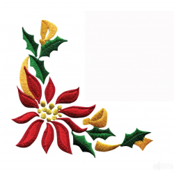 Poinsettia Border Clipart | Free download best Poinsettia Border ...