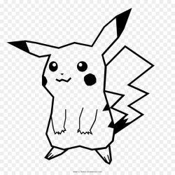 Pikachu Black And White clipart - White, Black, Head ...