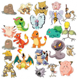 Pokemon Clipart - 75 cliparts