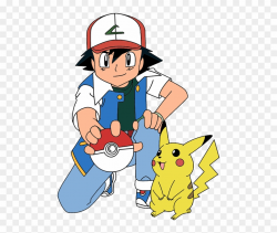 Clipart Ash Drawing Cartoon - Free Printable Pokemon Thank ...