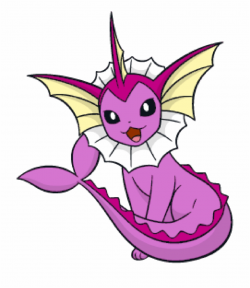 Pokemon Clipart Pink - Pokemon Vaporeon Shiny Free PNG ...