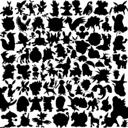 280 Second Generation Pokemon Clipart And Silhouette Pokemon ...