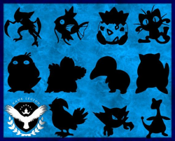 90 Pokemon Silhouette | Pokemon SVG | Pokemon Clipart ...