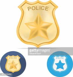 An illustration of a police badge of different ranks Clipart ...