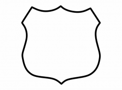 Police Badge Outline Png - Clip Art Library