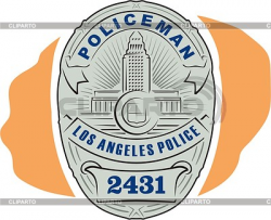 Police badge | Stock Photos and Vektor EPS Clipart | CLIPARTO