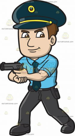 A hungarian police officer cartoon clipart vector toons ...