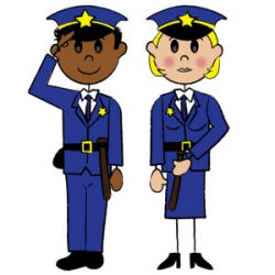 Police officers clipart image male and female - Cliparting.com