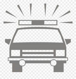 Cop Clipart Police Car - Silhouette Police Car Clipart - Png ...