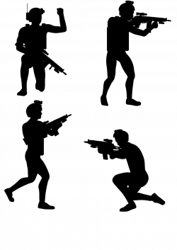 Police clipart silhouette, Police silhouette Transparent ...