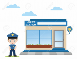 Police Station Clipart | Free download best Police Station ...