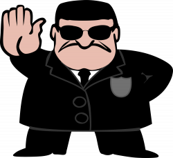 Free fbi police man stop clipart clipart and vector image ...