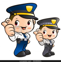 police officer template | Police Officer Character Vector ...