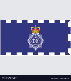 MET police flag vector image