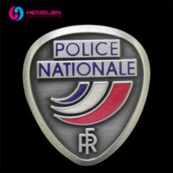 China Antique Silver Plated Metal Alloy France Police ...